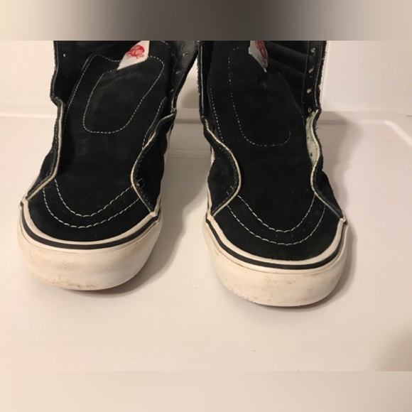 Vans skateboard shoe black/white unisex men 8 / women 9.5 - Picture 3 of 10